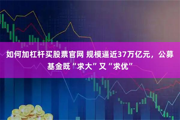 如何加杠杆买股票官网 规模逼近37万亿元，公募基金既“求大”又“求优”