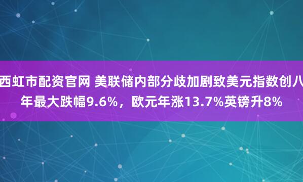 西虹市配资官网 美联储内部分歧加剧致美元指数创八年最大跌幅9.6%,欧元年涨13.7%英镑升8%
