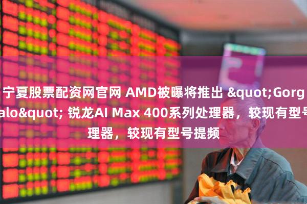 宁夏股票配资网官网 AMD被曝将推出 "Gorgon Halo" 锐龙AI Max 400系列处理器，较现有型号提频