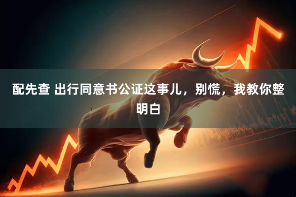 配先查 出行同意书公证这事儿，别慌，我教你整明白