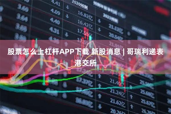股票怎么上杠杆APP下载 新股消息 | 哥瑞利递表港交所